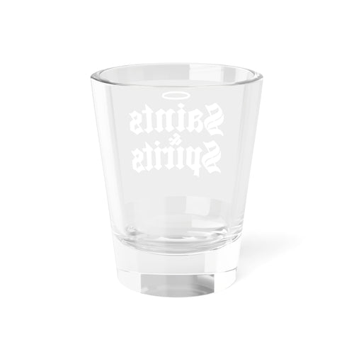 Saints & Spirits  Black Label Shot Glass — 1.5oz