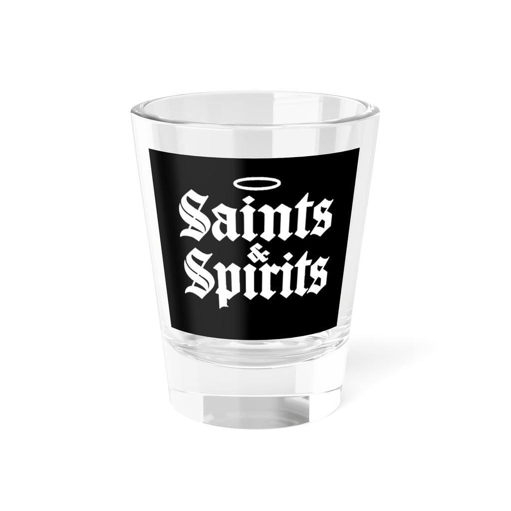 Saints & Spirits  Black Label Shot Glass — 1.5oz